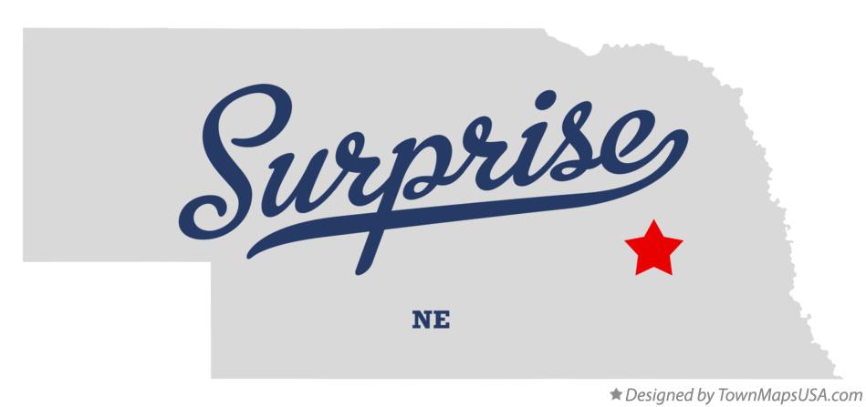 Map of Surprise Nebraska NE