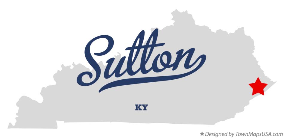 Map of Sutton Kentucky KY