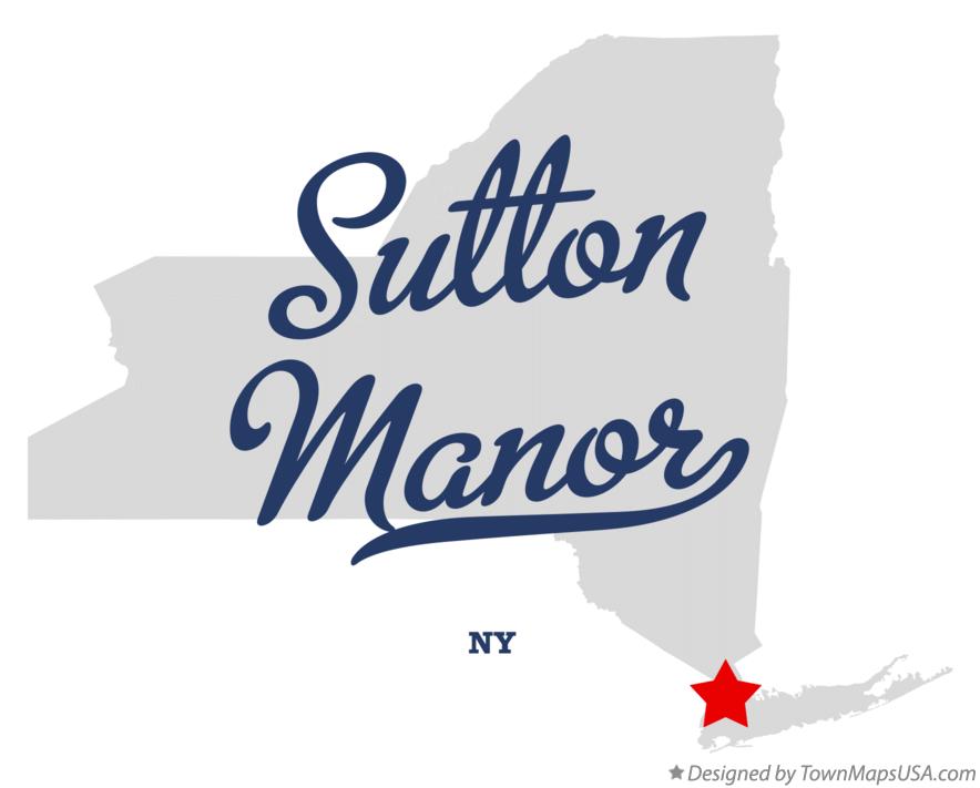 Map of Sutton Manor New York NY