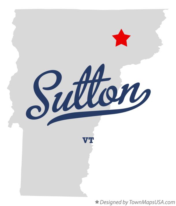 Map of Sutton Vermont VT