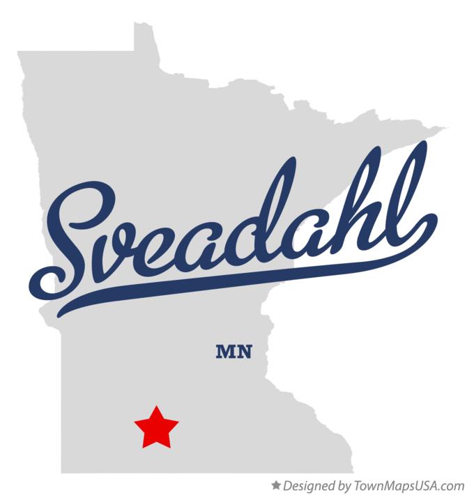 Map of Sveadahl Minnesota MN