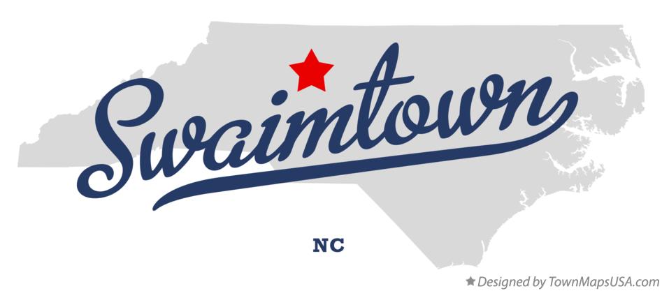 Map of Swaimtown North Carolina NC