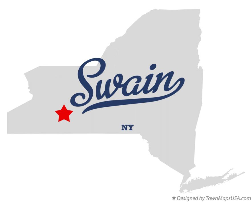 Map of Swain New York NY