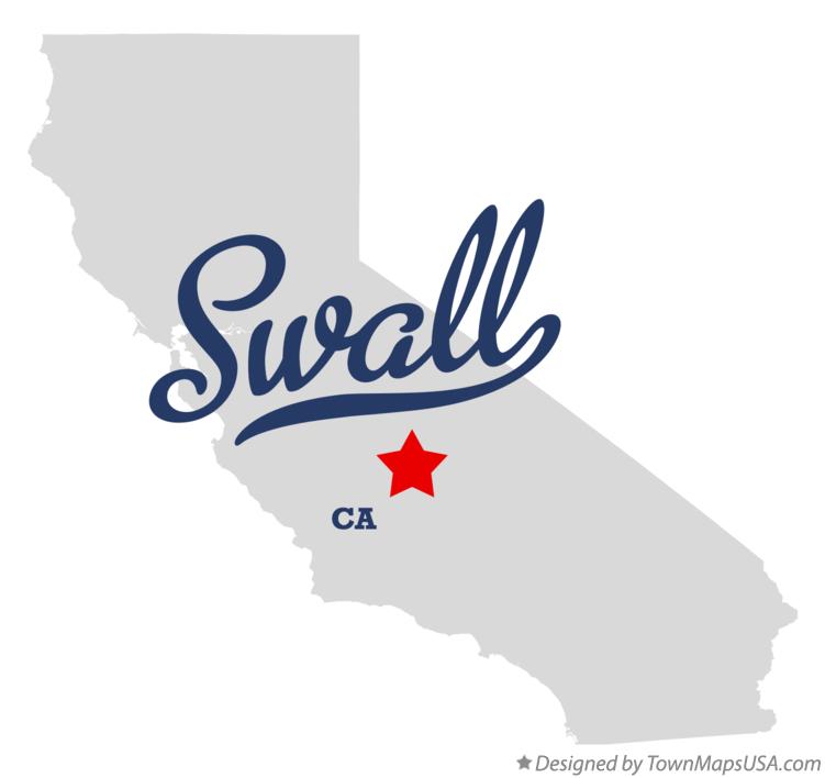 Map of Swall California CA
