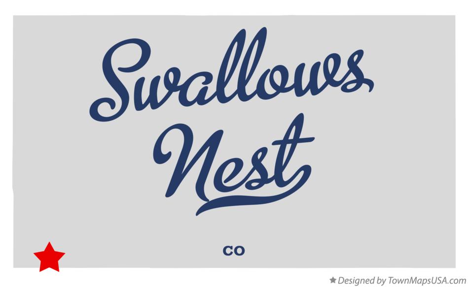 Map of Swallows Nest Colorado CO