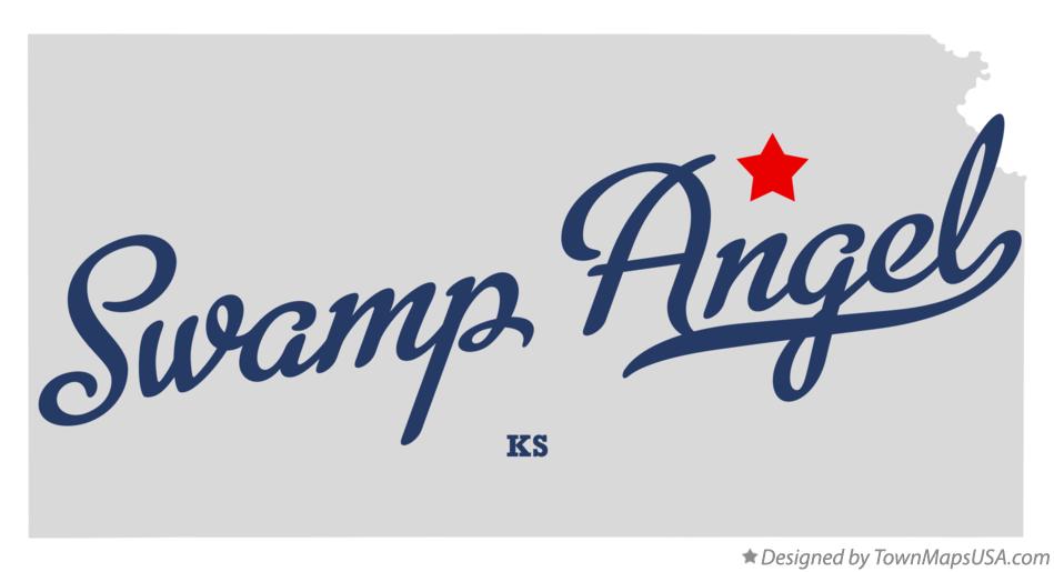 Map of Swamp Angel Kansas KS