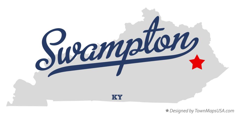 Map of Swampton Kentucky KY