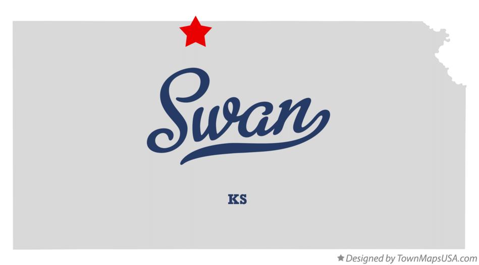 Map of Swan Kansas KS