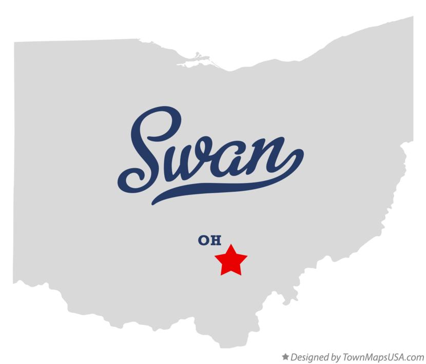 Map of Swan Ohio OH