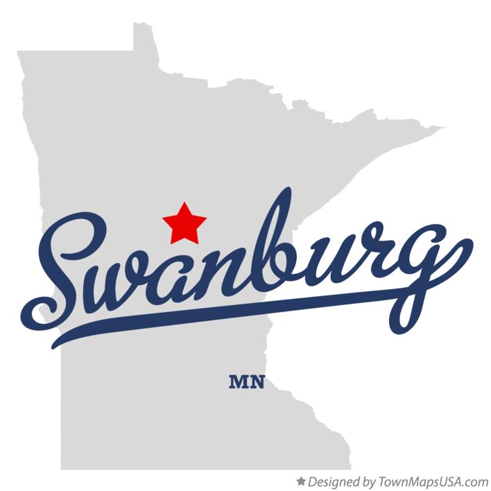 Map of Swanburg Minnesota MN
