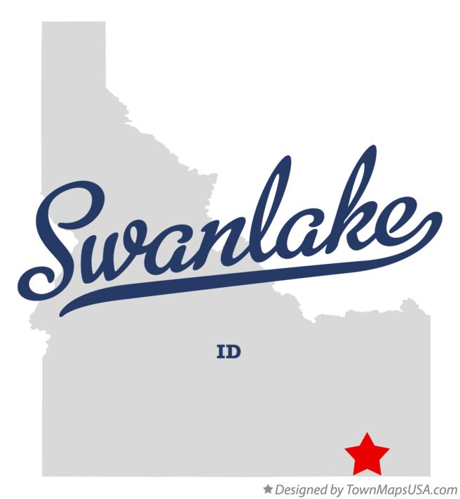 Map of Swanlake Idaho ID