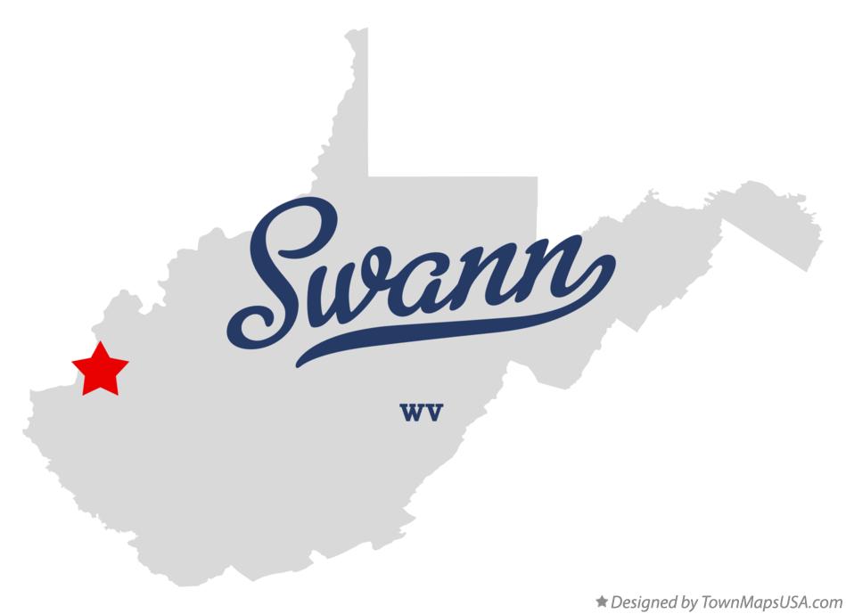 Map of Swann West Virginia WV