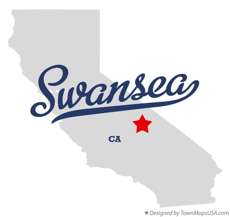 Map of Swansea California CA