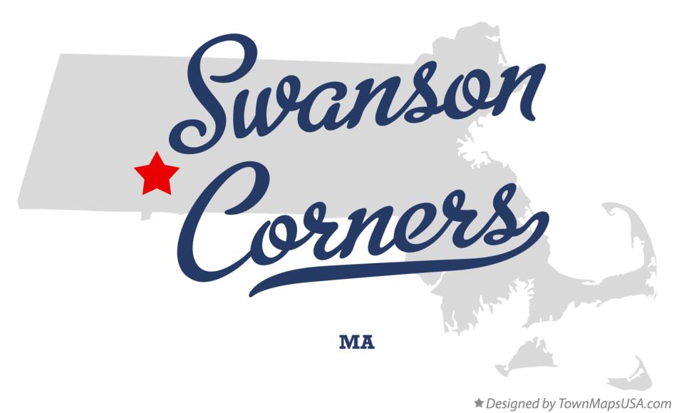 Map of Swanson Corners Massachusetts MA