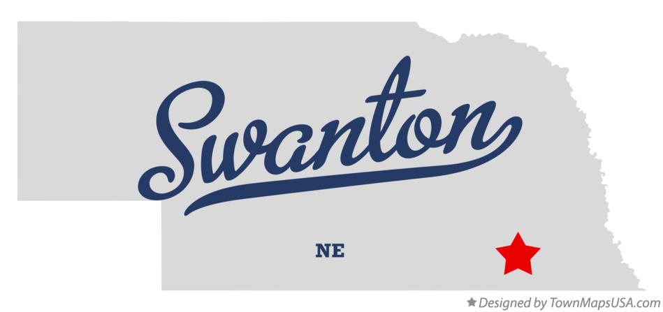 Map of Swanton Nebraska NE