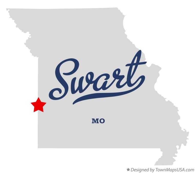 Map of Swart Missouri MO