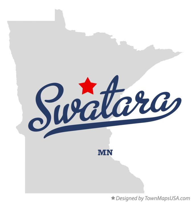 Map of Swatara Minnesota MN