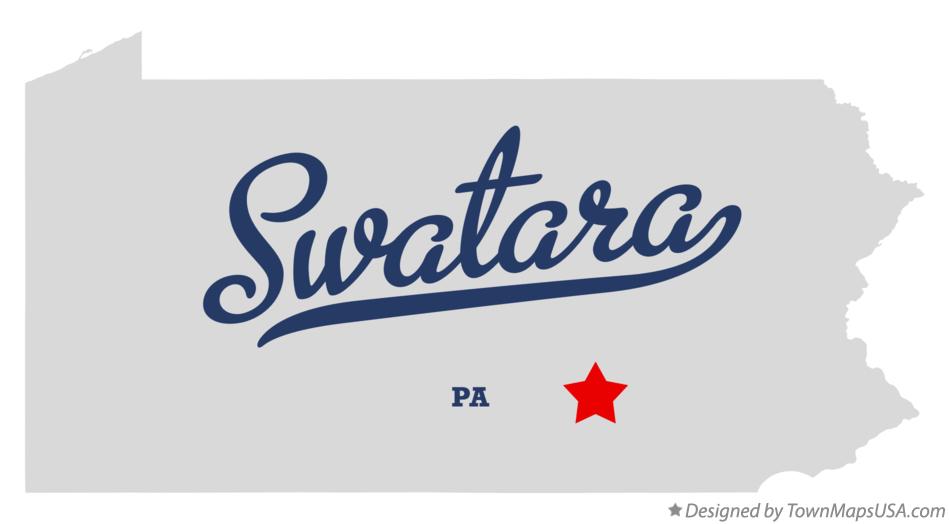 Map of Swatara Pennsylvania PA