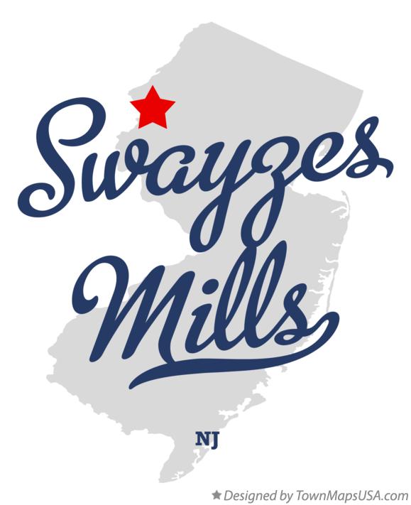 Map of Swayzes Mills New Jersey NJ