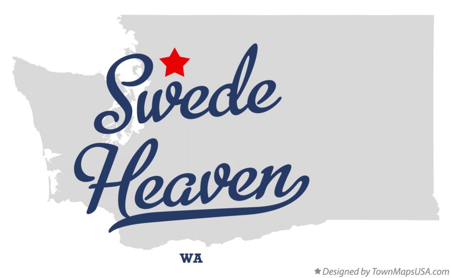 Map of Swede Heaven Washington WA