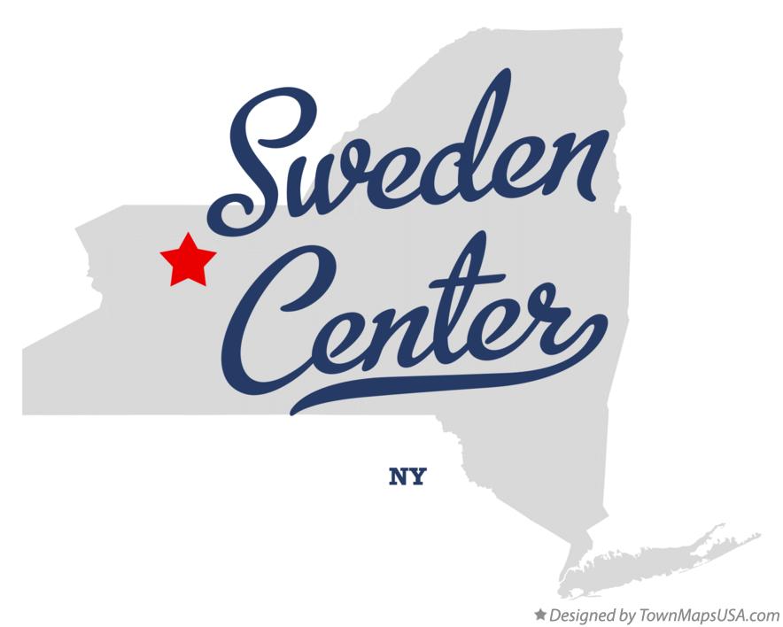Map of Sweden Center New York NY