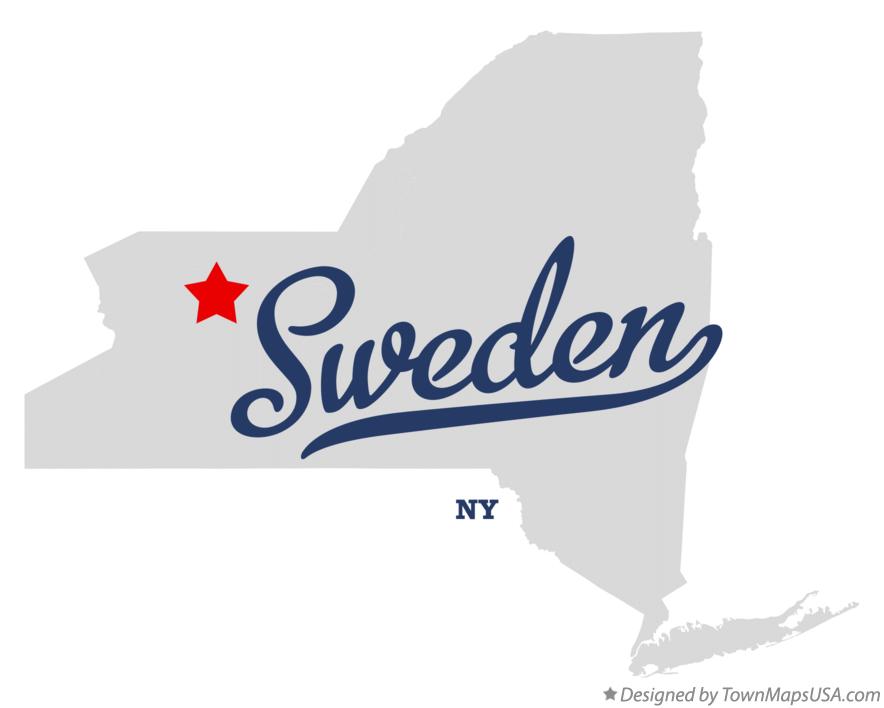 Map of Sweden New York NY