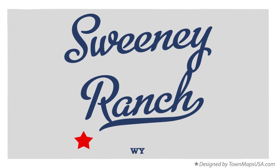 Map of Sweeney Ranch Wyoming WY