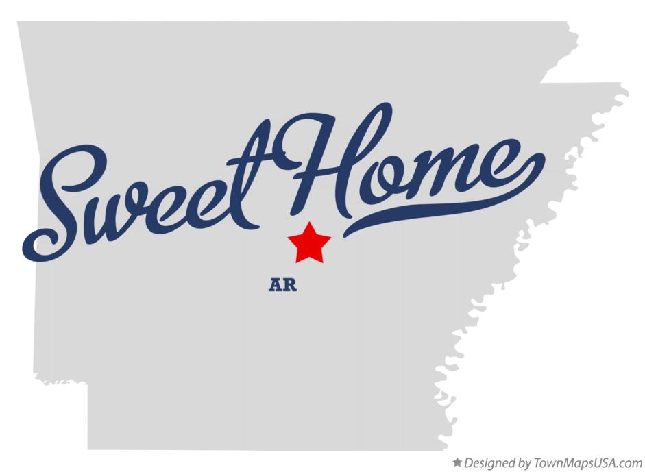 Map of Sweet Home Arkansas AR