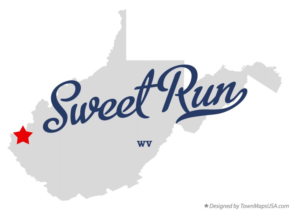 Map of Sweet Run West Virginia WV