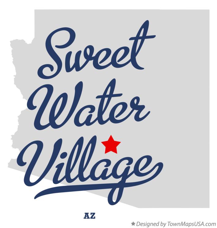 Map of Sweet Water Village Arizona AZ