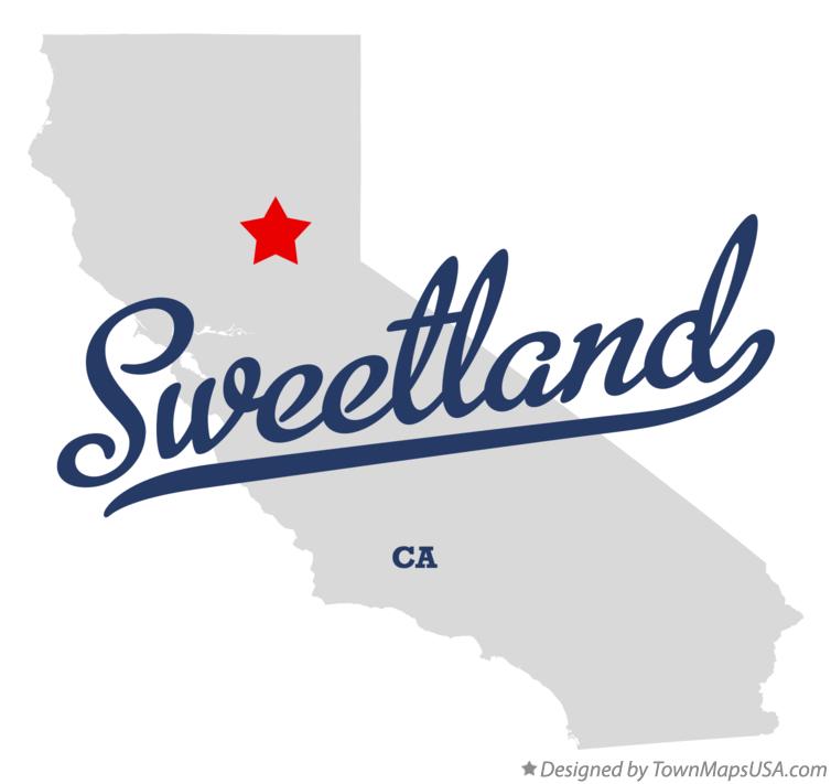 Map of Sweetland California CA