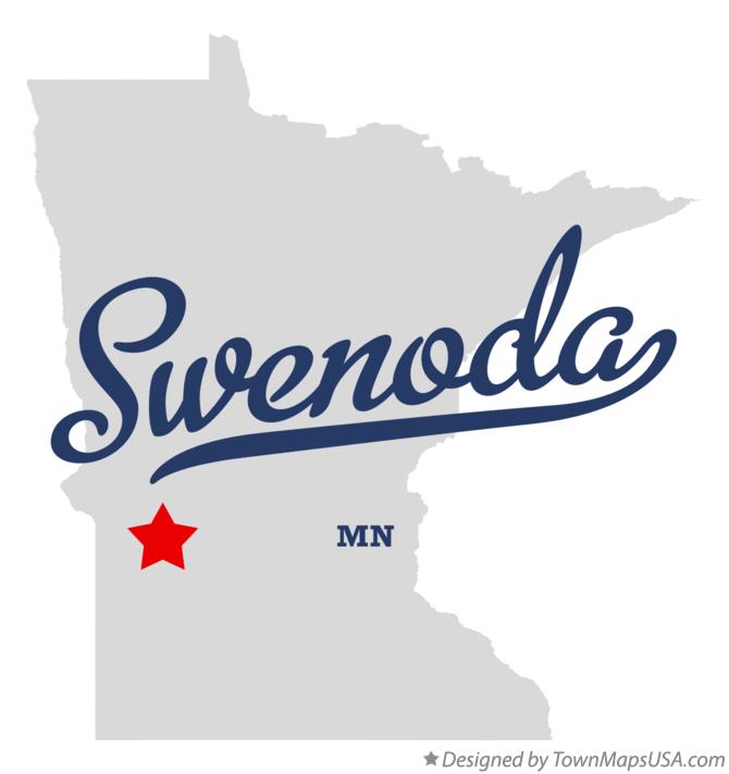Map of Swenoda Minnesota MN
