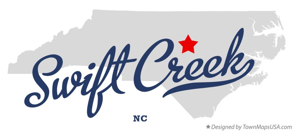 Map of Swift Creek North Carolina NC