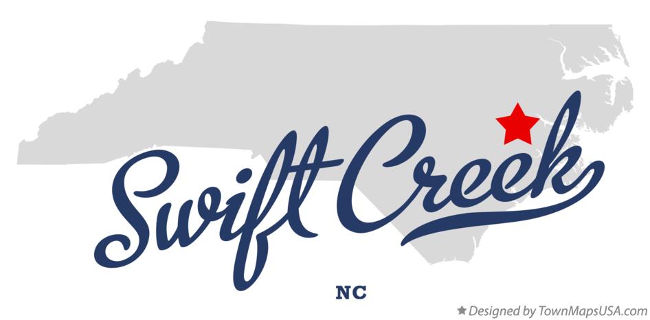Map of Swift Creek North Carolina NC