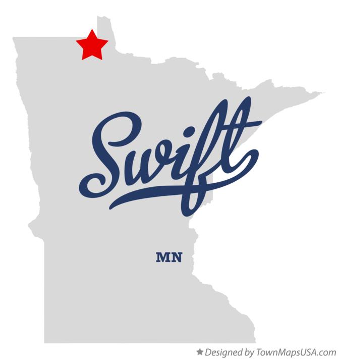 Map of Swift Minnesota MN