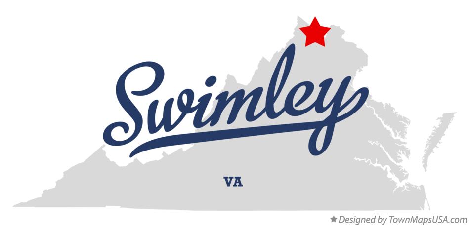 Map of Swimley Virginia VA