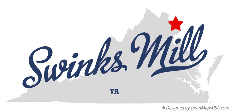 Map of Swinks Mill Virginia VA