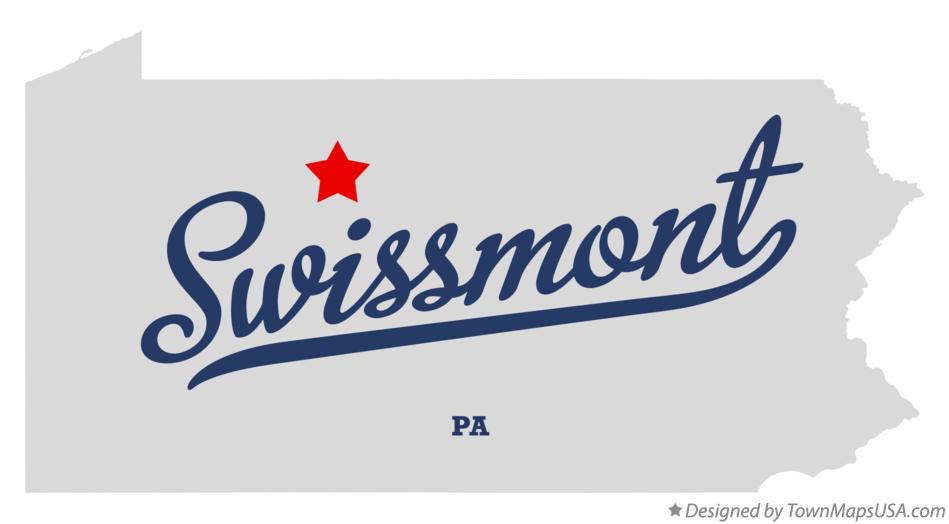 Map of Swissmont Pennsylvania PA