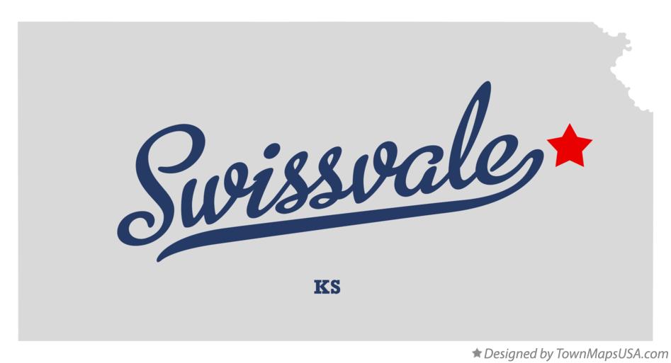 Map of Swissvale Kansas KS