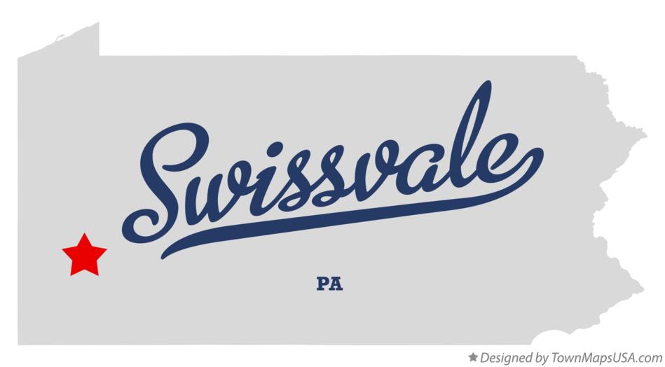 Map of Swissvale Pennsylvania PA