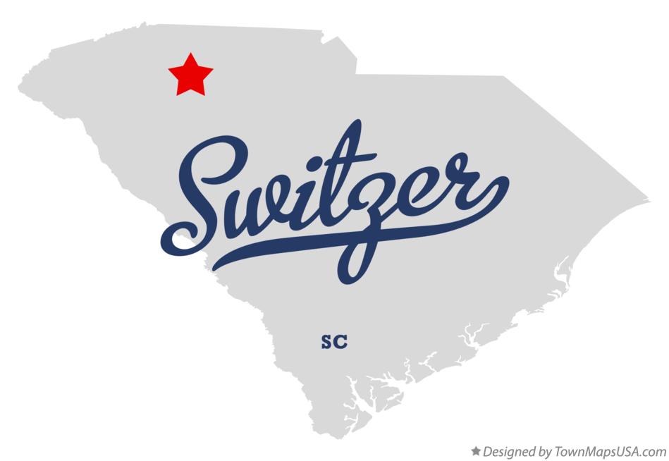 Map of Switzer South Carolina SC