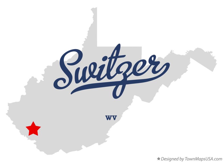 Map of Switzer West Virginia WV