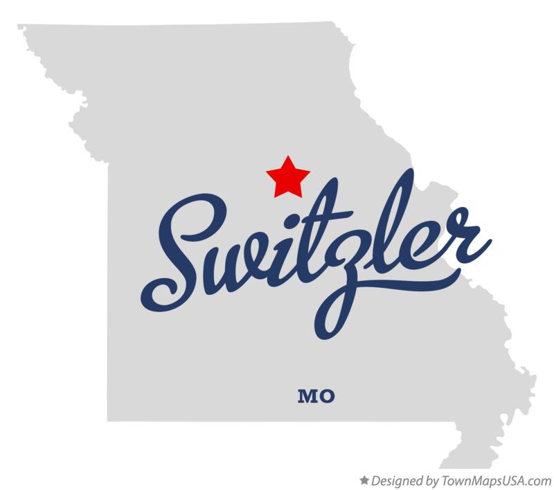 Map of Switzler Missouri MO