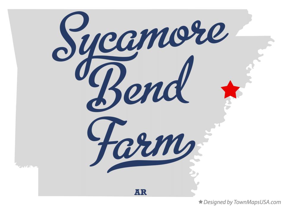 Map of Sycamore Bend Farm Arkansas AR