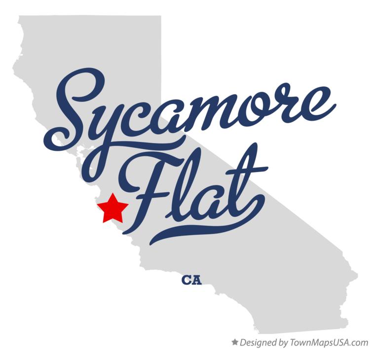 Map of Sycamore Flat California CA