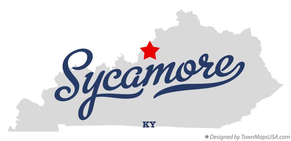 Map of Sycamore Kentucky KY