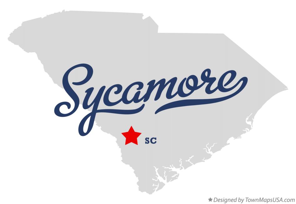 Map of Sycamore South Carolina SC