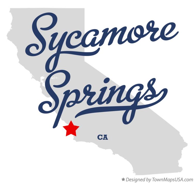 Map of Sycamore Springs California CA