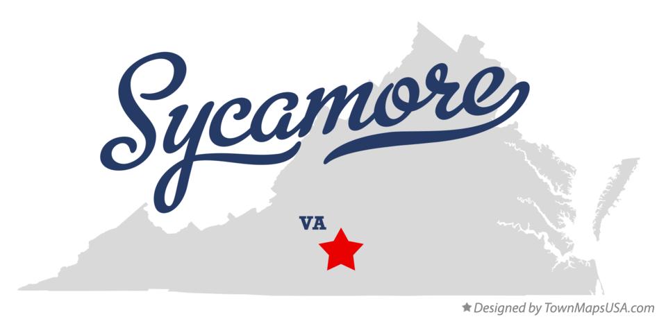 Map of Sycamore Virginia VA