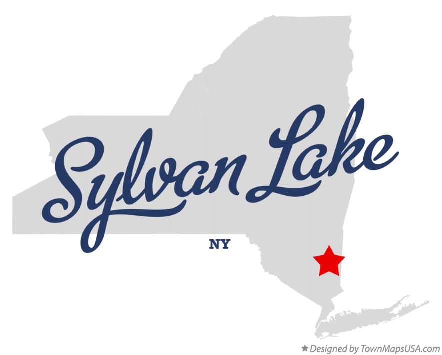 Map of Sylvan Lake New York NY